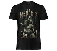T-Shirt Jimi Hendrix ufficiale maglia maglietta originale nera Rock Experience