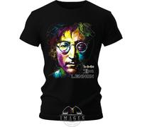 T-SHIRT JOHN LENNON BEATLES IMAGINE ROCK BAND maglietta dtf PERSONALIZZABILE