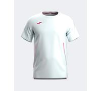 T-shirt Joma R-Night manica corta bianco rosa - XL