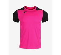 T-shirt Joma Record II Bicolor manica corta rosa nero - XXL