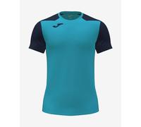 Joma Joma102223.013.L T-Shirt Manica Corta Record II Turchese Fluoro Navy