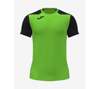 T-shirt Joma Record II Bicolor manica corta verde nero - M