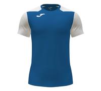 Joma Joma102223.702.XS T-Shirt a Manica Corta Record II Royal Bianca