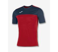 T-Shirt Joma Winner manica corta rosso blu navy - M