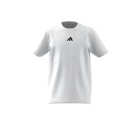 adidas ESSENTIALS T-SHIRT, T-shirt Unisex - Bambini, White/Black,