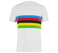 Santini Official Uci Rainbow 2025 Short Sleeve T-shirt Multicolor 11 Years Bambino,Bambina