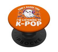 T-shirt K-Pop Halloween - Ghost Listening to K-Pop Fandom PopSockets PopGrip Adesivo