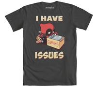 T-Shirt Kawaii Marvel Comics Deadpool Ho Problemi Fumetto Autentico S-2XL