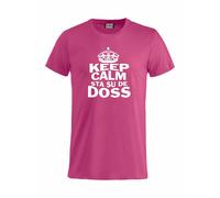 T-Shirt Keep Calm Sta Su De Doss Uomo Bambino Magliette Simpatiche PS 27431-A010
