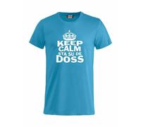 T-Shirt Keep Calm Sta Su De Doss Uomo Bambino Magliette Simpatiche PS 27431-A010
