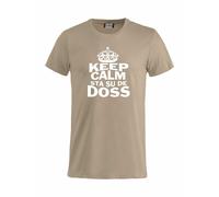 T-Shirt Keep Calm Sta Su De Doss Uomo Bambino Magliette Simpatiche PS 27431-A010