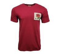 T-shirt Kent & Curwen Maroon & Sage 1926 Red Rose Patch David Beckham...
