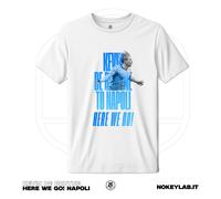T-shirt Kevin De Bruyne Scritta Here We Go to Napoli Fabrizio Romano