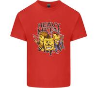 T-Shirt Kids Heavy Metal Chimica Tavola Periodica Ragazzi Ragazze