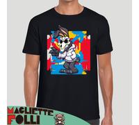 T-shirt Killer Rabbit tshirt Skull per uomo maglietta horror off tribale gotico