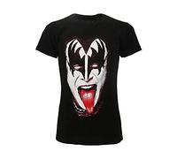 T-Shirt Kiss Originale The Demon Ufficiale Nera Maglia Maglietta Hard Rock Heavy Metal (XXL)
