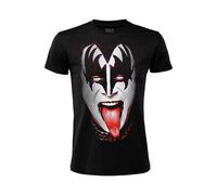 T-Shirt Kiss Originale The Demon Ufficiale Nera Maglia Maglietta Hard Rock Heavy Metal (M)