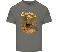 T-Shirt Kitesurfing Spray And Pray Per Bambini