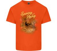 T-Shirt Kitesurfing Spray And Pray Per Bambini