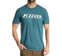 §T-Shirt KLIM K Corp Ss Turchese-Bianco§