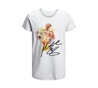 T-Shirt Kobe Bryant autografo Basket Uomo Abbigliamento 100% Cotone Taglia S>XXL
