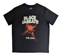 ROCKOFF Maglietta Black Sabbath The End Mushroom Cloud Nero L Uomo