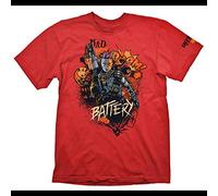 T-Shirt (L) Call Of Duty: Black Ops 4 "Battery Red"