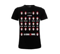 T-Shirt La Casa Di Carta Maglietta Casa De papel Maschere Bella Ciao PS 40445