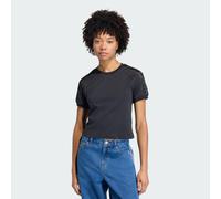 Adidas Originals Lace Cali Short Sleeve T-shirt Nero M Donna
