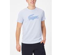 T-shirt da uomo Lacoste Ultra Dry 3D Print Crocodile - light blue - Blu (M)