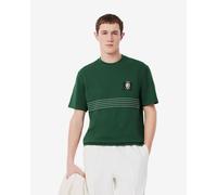 T-shirt Lacoste Embroidered Badge Piqué manica corta verde kaki - L