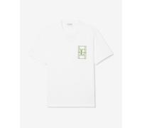 Lacoste Embroidered Heavy Jersey Tee men Shortsleeves white in taglia:L