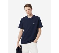 T-shirt Lacoste Heavy Cotton and Linen blu navy - XL
