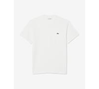 T-shirt Lacoste Heavy Cotton and Linen manica corta bianco puro - L