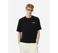 T-shirt da uomo Lacoste Loose Fit Heavy Jersey Printed - black - Nero (M)
