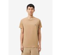 T-shirt Lacoste Pima manica corta beige chiaro - M