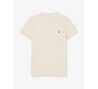 T-shirt Lacoste Pima manica corta bianco crema - S