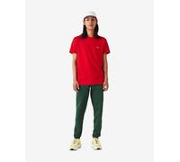 Lacoste T-shirt a Girocollo in Cotone Pima Rossa IV/M