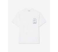 Lacoste - T-shirt bianca con logo piccolo-Bianco 38-40