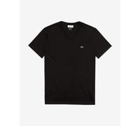 T-shirt Lacoste Regular Fit manica corta collo a V nero - L