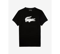 T-shirt Lacoste Sport Crocodile manica corta nero bianco - M