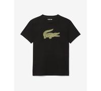 T-shirt Lacoste Sport Crocodile nero puro verde - M