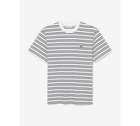 T-shirt in cotone a righe classic fit Nero S A righe