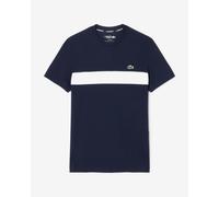 T-shirt Lacoste Ultra Dry Printed manica corta blu navy bianco - M