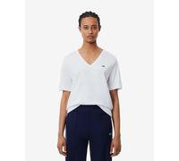 Lacoste - Tee Shirt col V TF7300 Bianco - Abbigliamento 44 Bianco