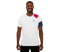 Le Coq Sportif Bat Sp Tee SS N°1 M T-Shirt, Bianco, L Uomo