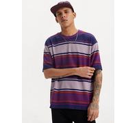 T shirt Levi's® Skateboarding squadrata stampata Blu / Grape Royale Stripe Purple And Red levi > clothing > men