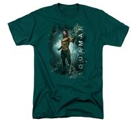 T-Shirt Licenziata DC Comics Di Aquaman Film Vita Marina Adulto