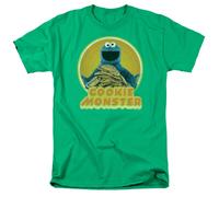 T-Shirt Licenziata Del Mostro Dei Biscotti Di Sesame Street