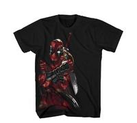 T-Shirt Licenziata Marvel Comics Di Deadpool Merculese Per Adulti
